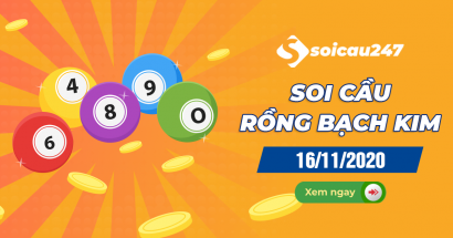 Rồng bạch kim 16/11/2020 - Soi cầu Rồng Bạch Kim XSMB