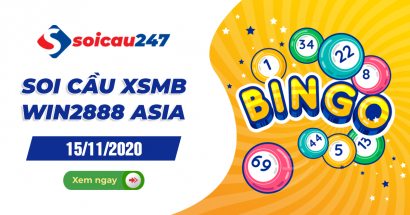 Soi cầu XSMB Win2888 Asia 15/11/2020 chuẩn xác 100%