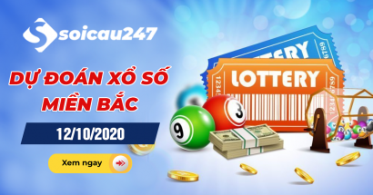 Dự đoán XSMB 12/10/2020 - Dự đoán xổ số miền Bắc thứ 2