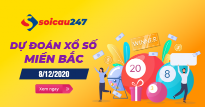 Dự đoán XSMB 8/12/2020 - Dự đoán xổ số miền Bắc thứ 3